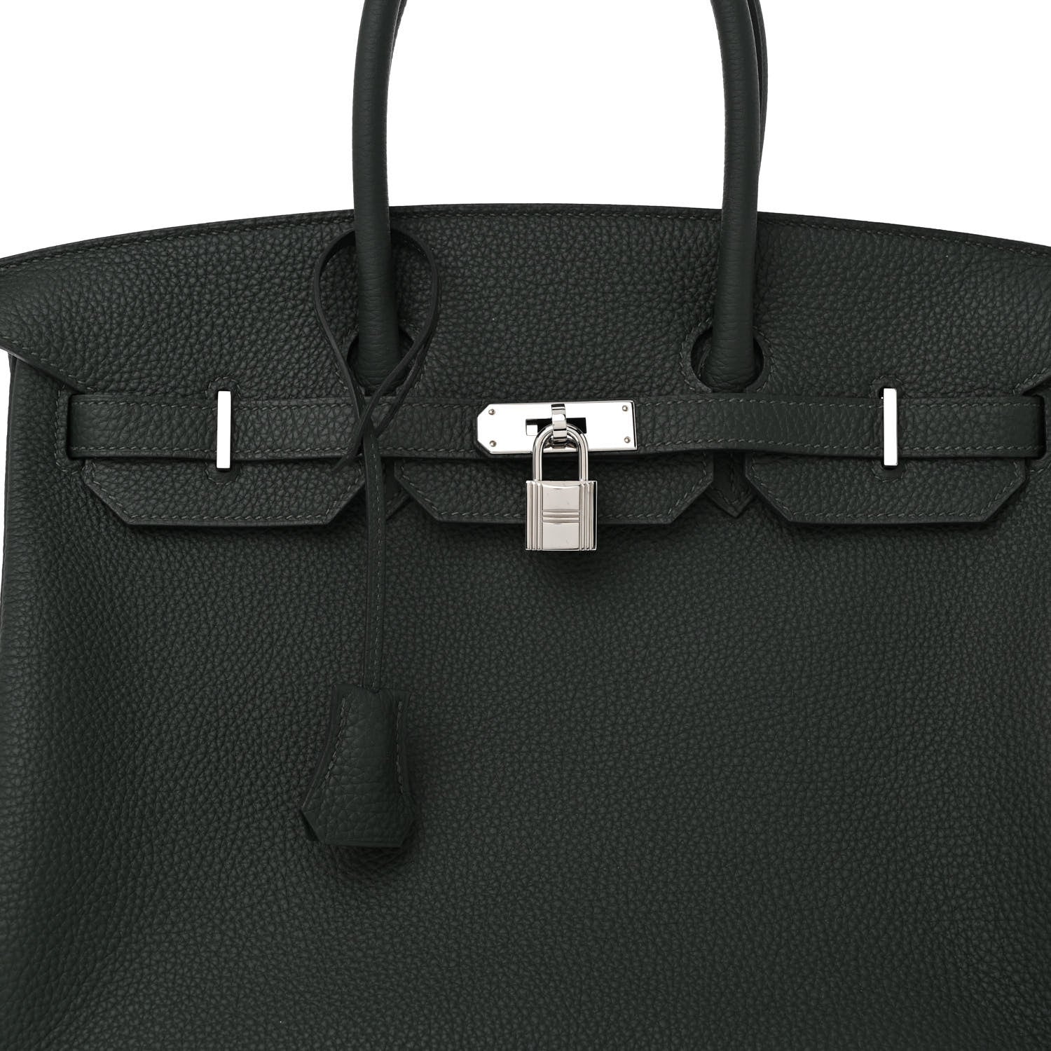 Hermes Togo Verso Birkin 35 Vert Fonce Vert Vertigo 8 of 12