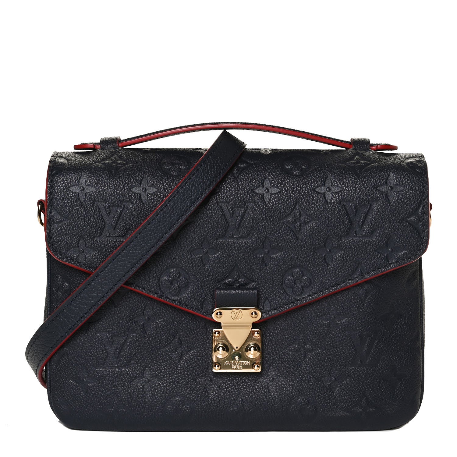 Louis Vuitton Empreinte Pochette Metis Marine Rouge 1 of 27