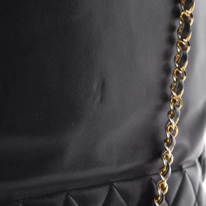 Chanel Lambskin Shopping Tote Black 10 of 12