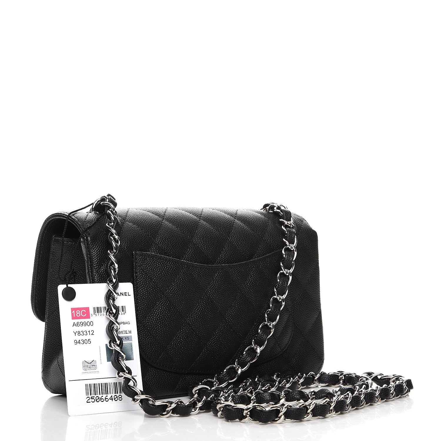 Chanel Caviar Quilted Mini Rectangular Flap Black 3 of 8