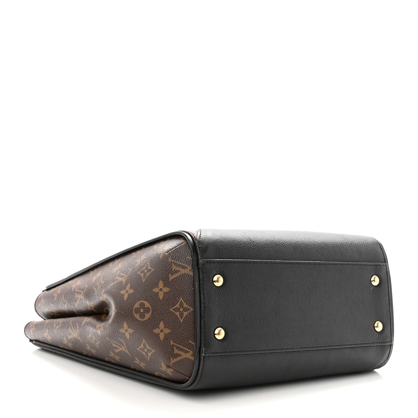 Calfskin Monogram Kimono Tote Black