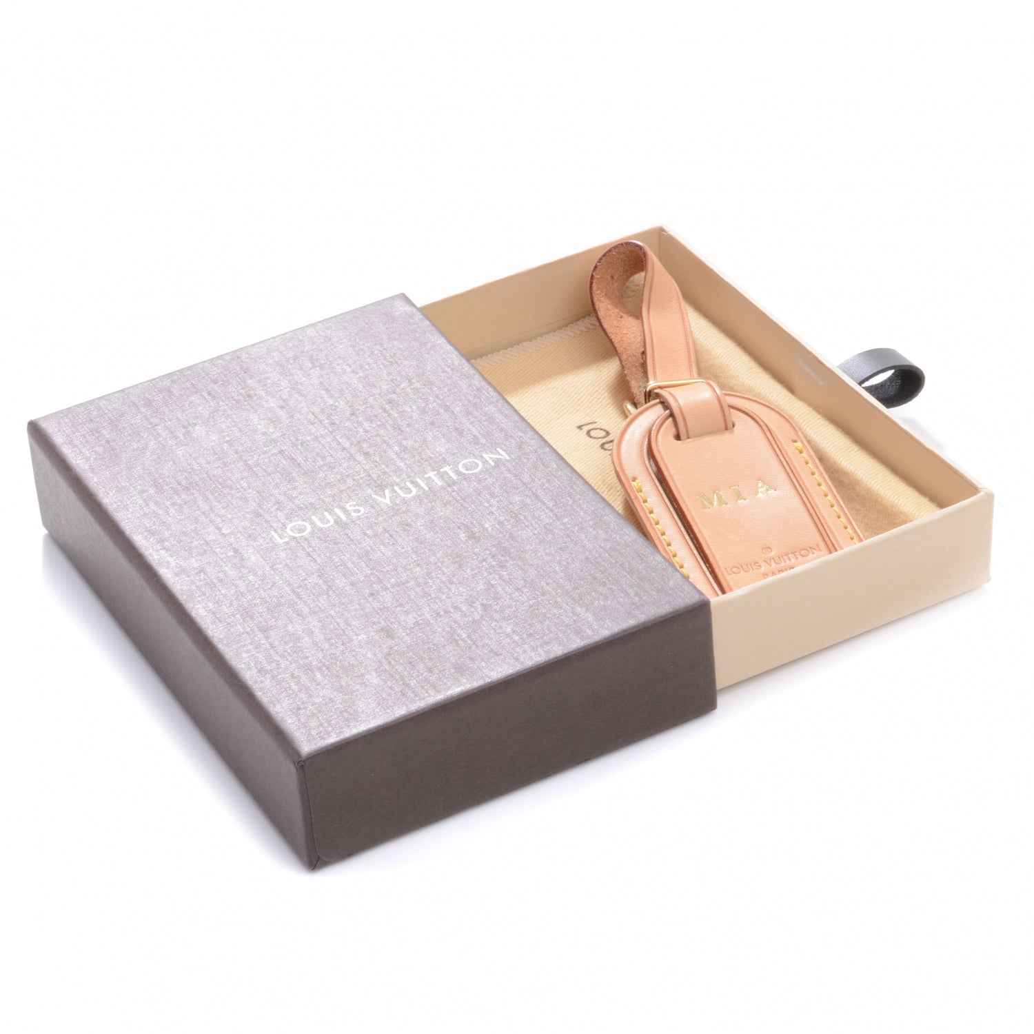 Louis Vuitton Vachetta Leather Luggage Tag 2 of 4