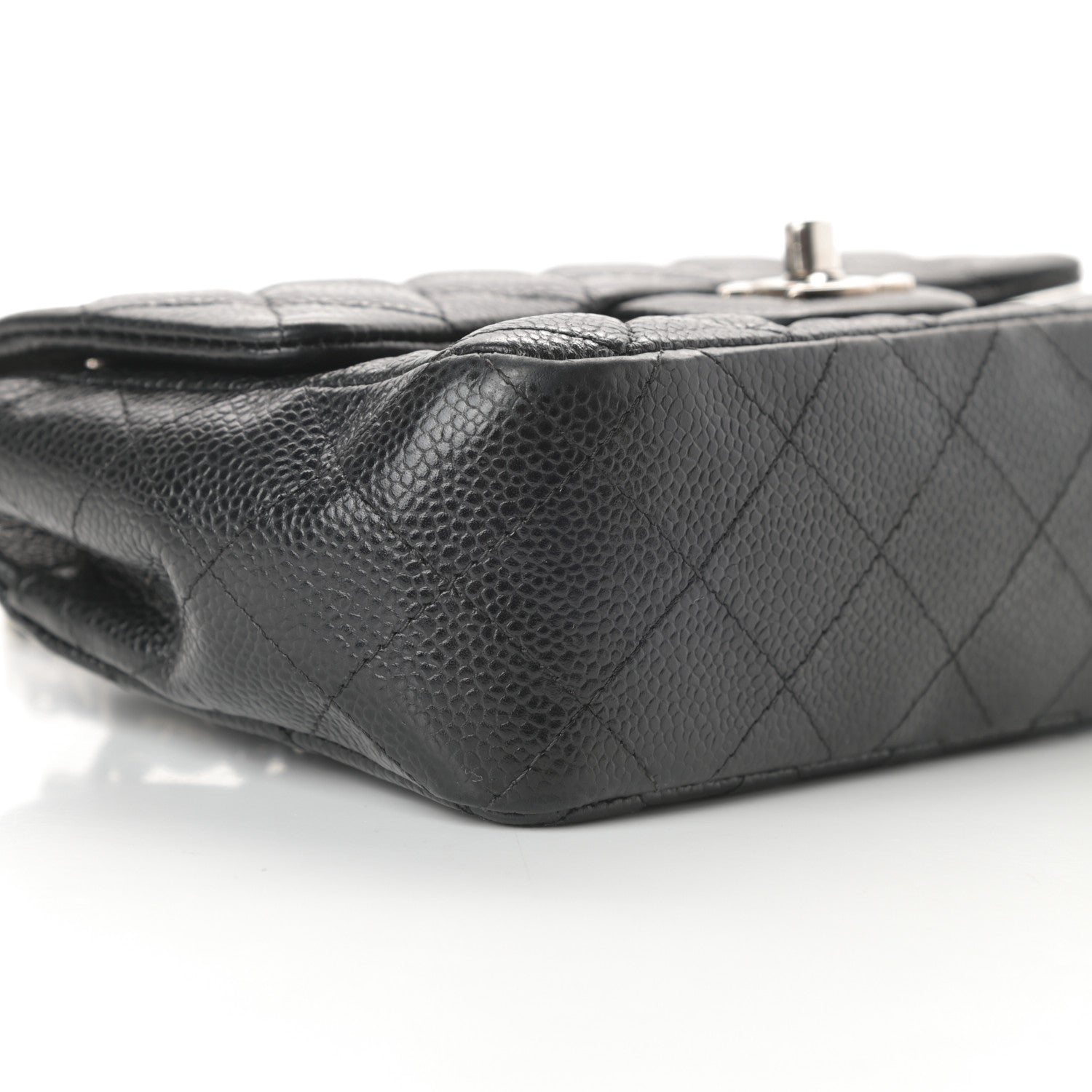 Chanel Caviar Quilted Mini Rectangular Flap Black 9 of 11