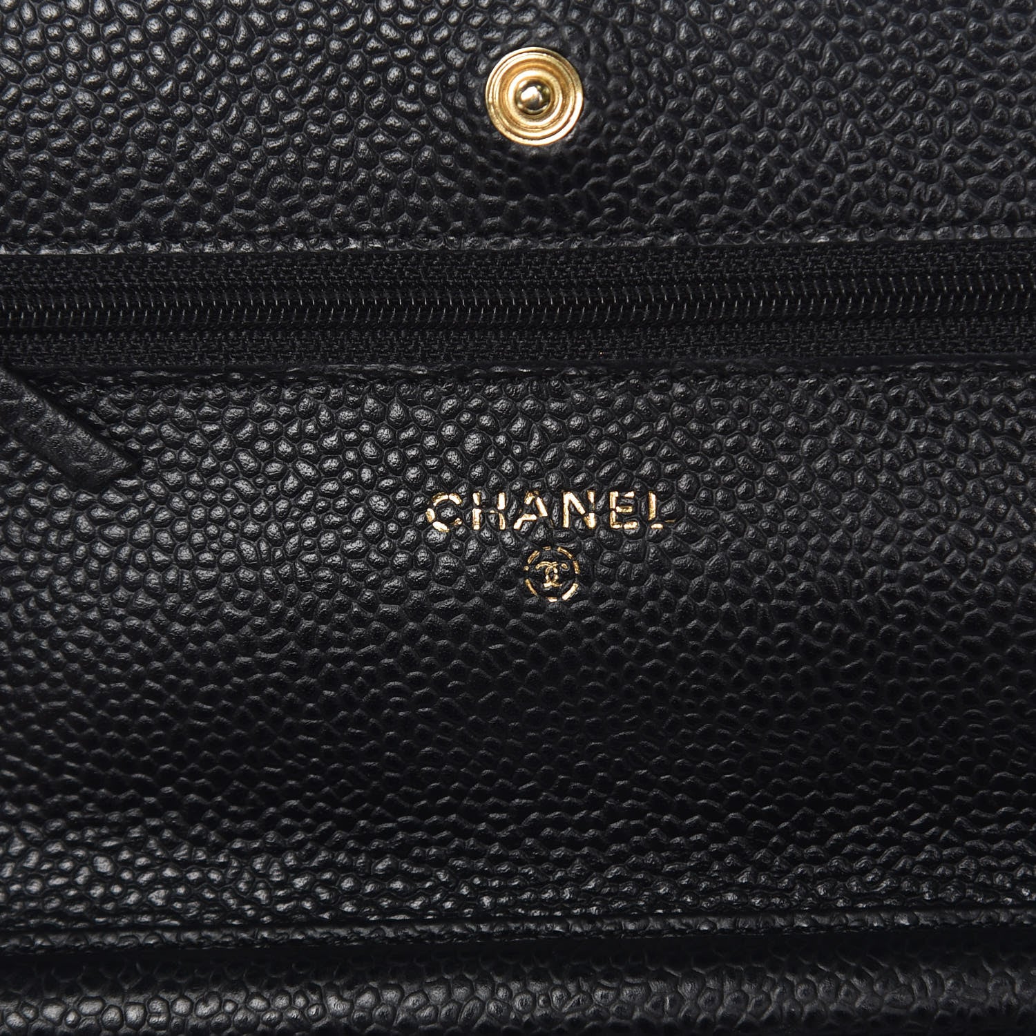 Chanel Caviar Quilted Wallet On Chain WOC Black 6 of 9