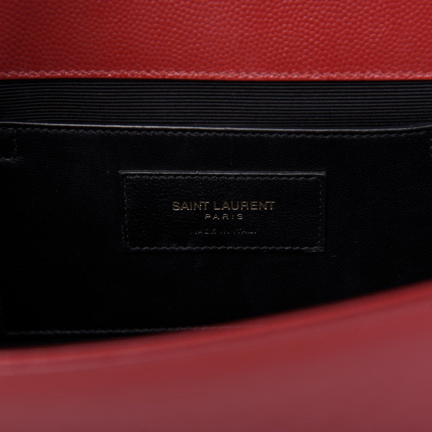 Grain De Poudre Medium Monogram Kate Satchel Red