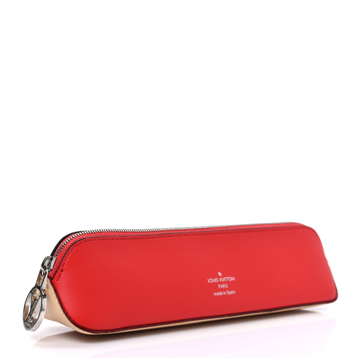 Monogram Elizabeth Pencil Pouch Red