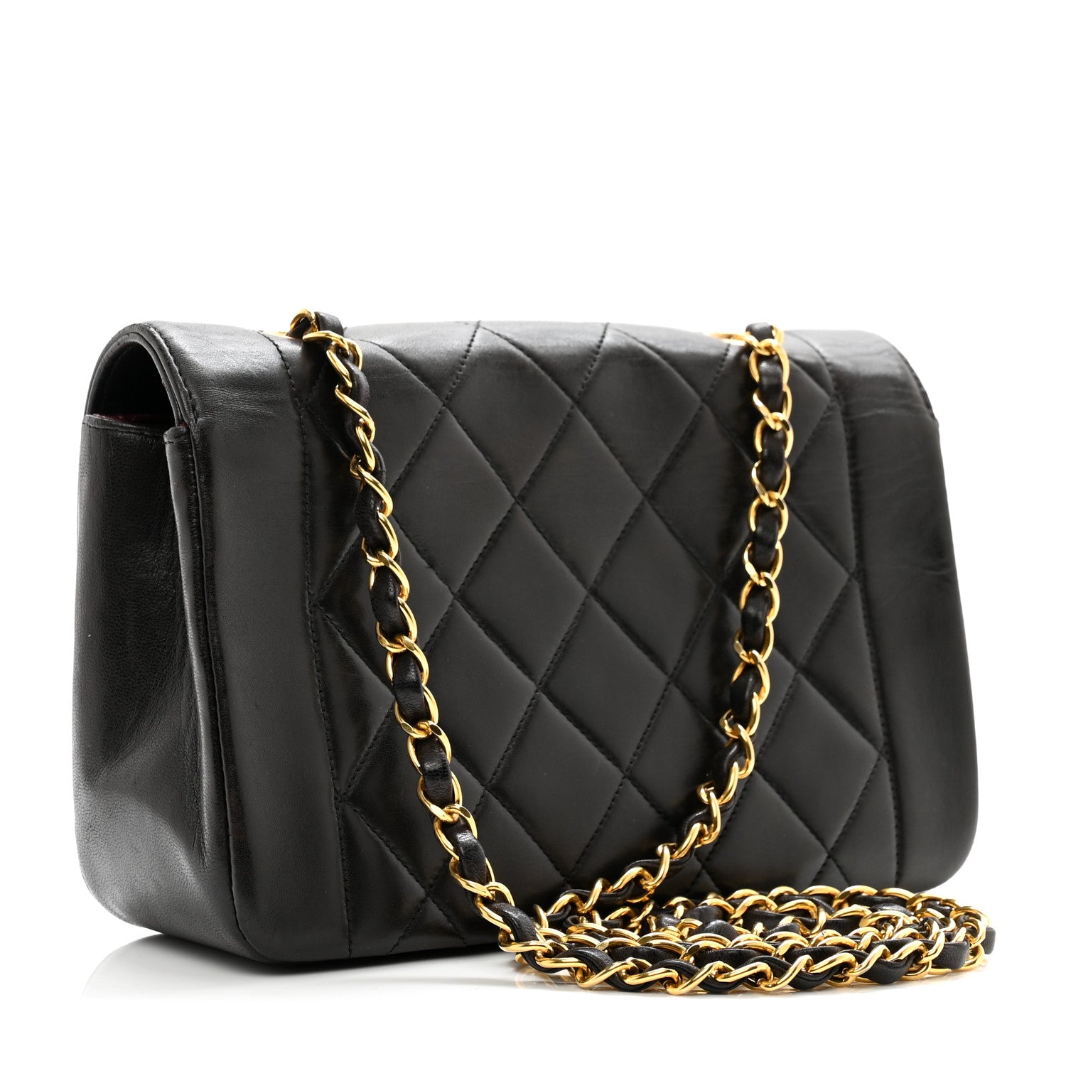 Chanel Lambskin Quilted Small Single Flap Black 3 of 10