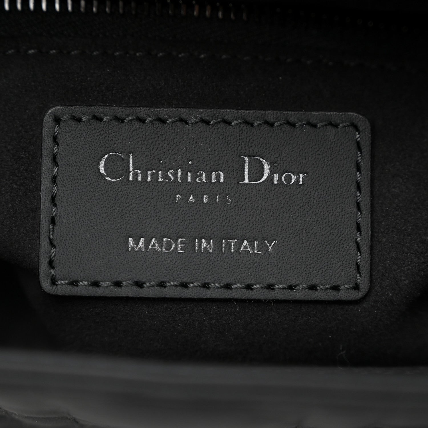 Christian Dior Ultra Matte Calfskin Cannage Small My ABCDior Lady Dior Black 6 of 11