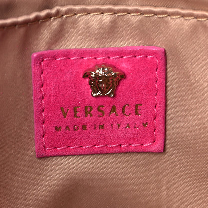 Versace Suede Palazzo Medusa Evening Bag Pink 5 of 7