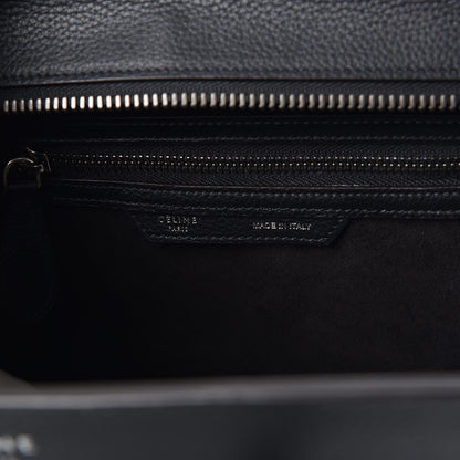 Celine Drummed Calfskin Micro Luggage Black 8 of 11