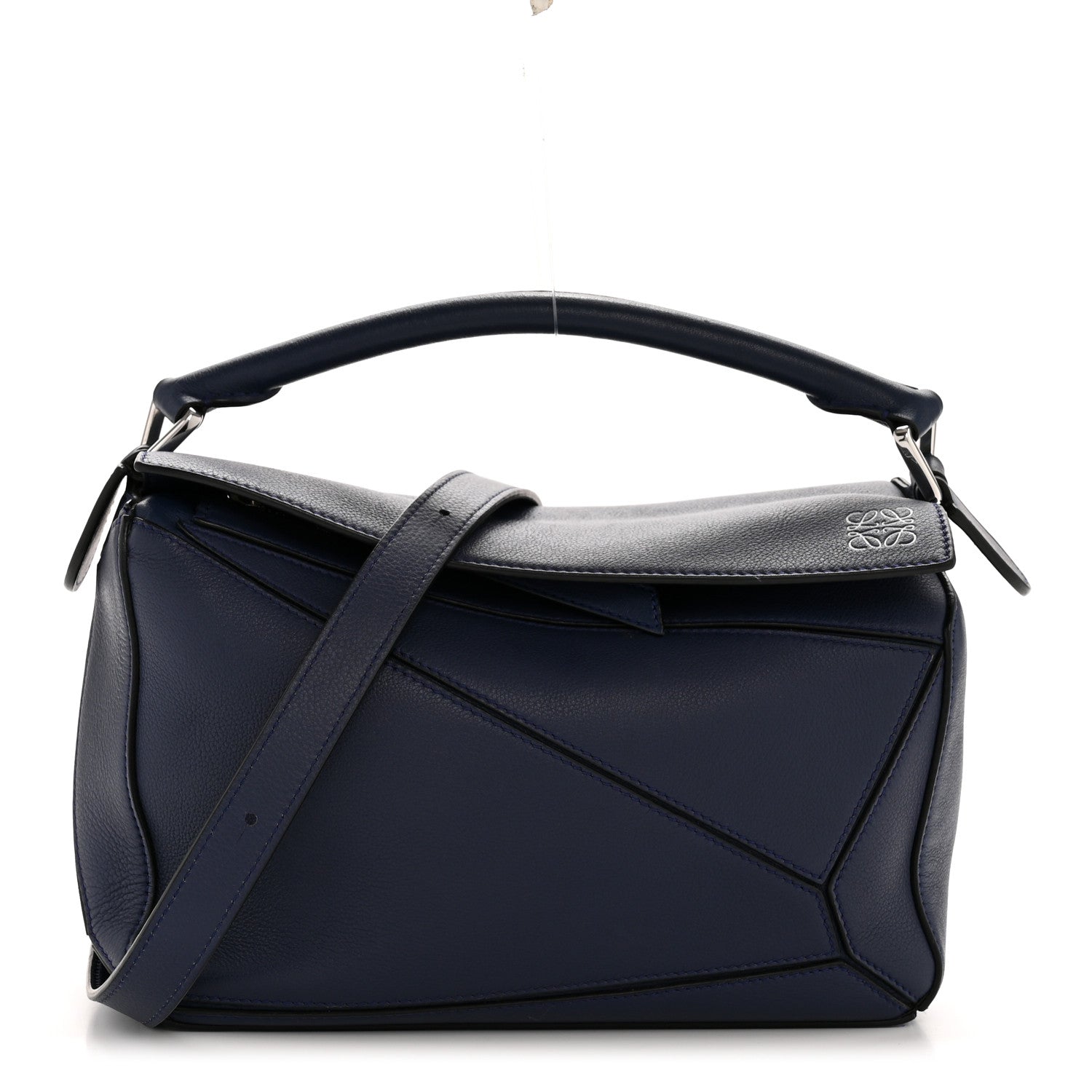 Loewe Calfskin Small Puzzle Bag Marine 1 of 13