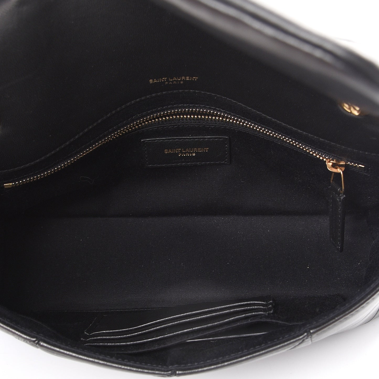 Lambskin Patchwork Monogram Medium Jamie Black