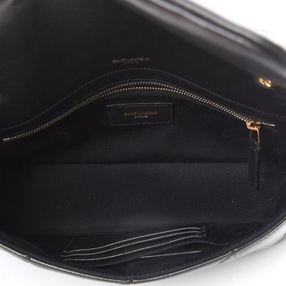 Saint Laurent Lambskin Patchwork Monogram Medium Jamie Black 4 of 11