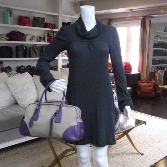 Prada Canapa Cinghiale Bowler Viola 2 of 15