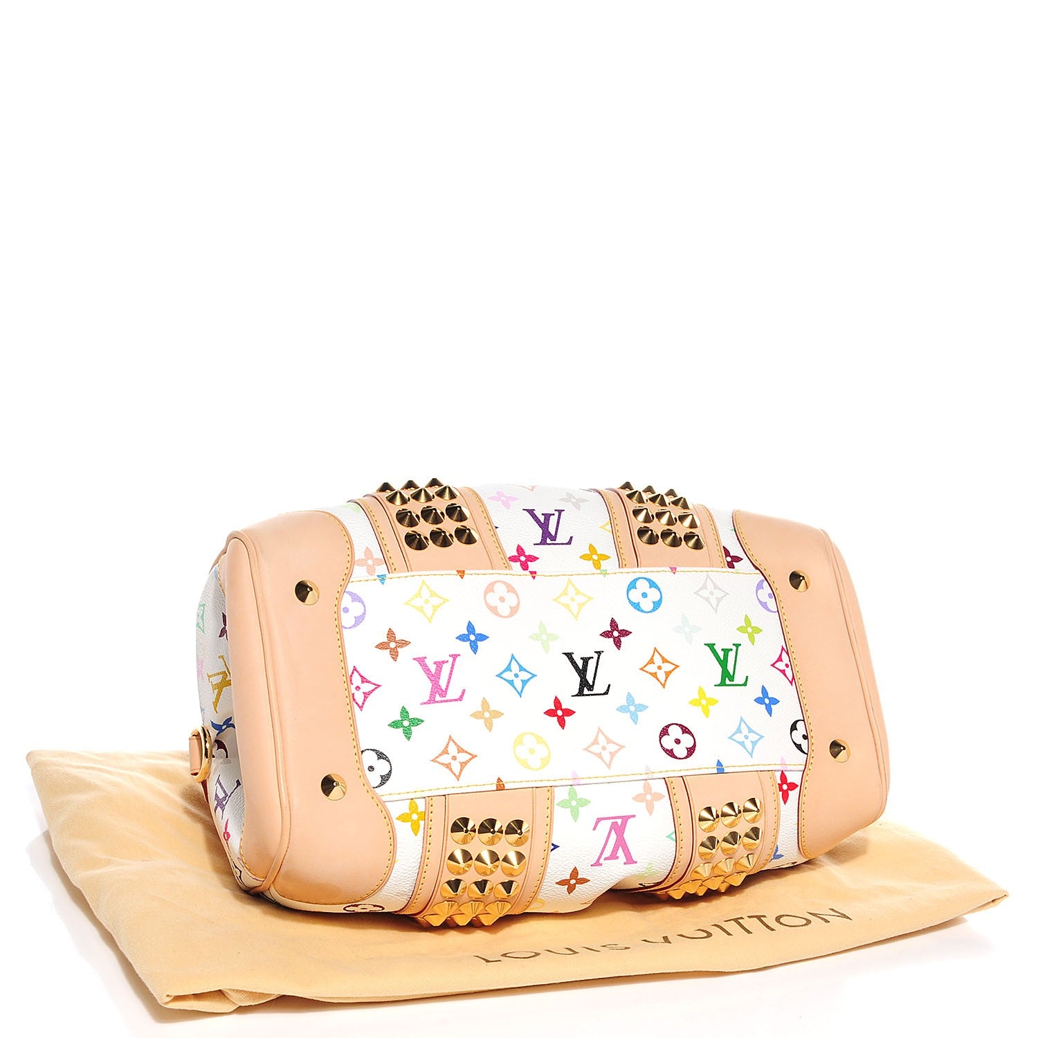 Louis Vuitton Monogram Multicolor Courtney MM White 4 of 7