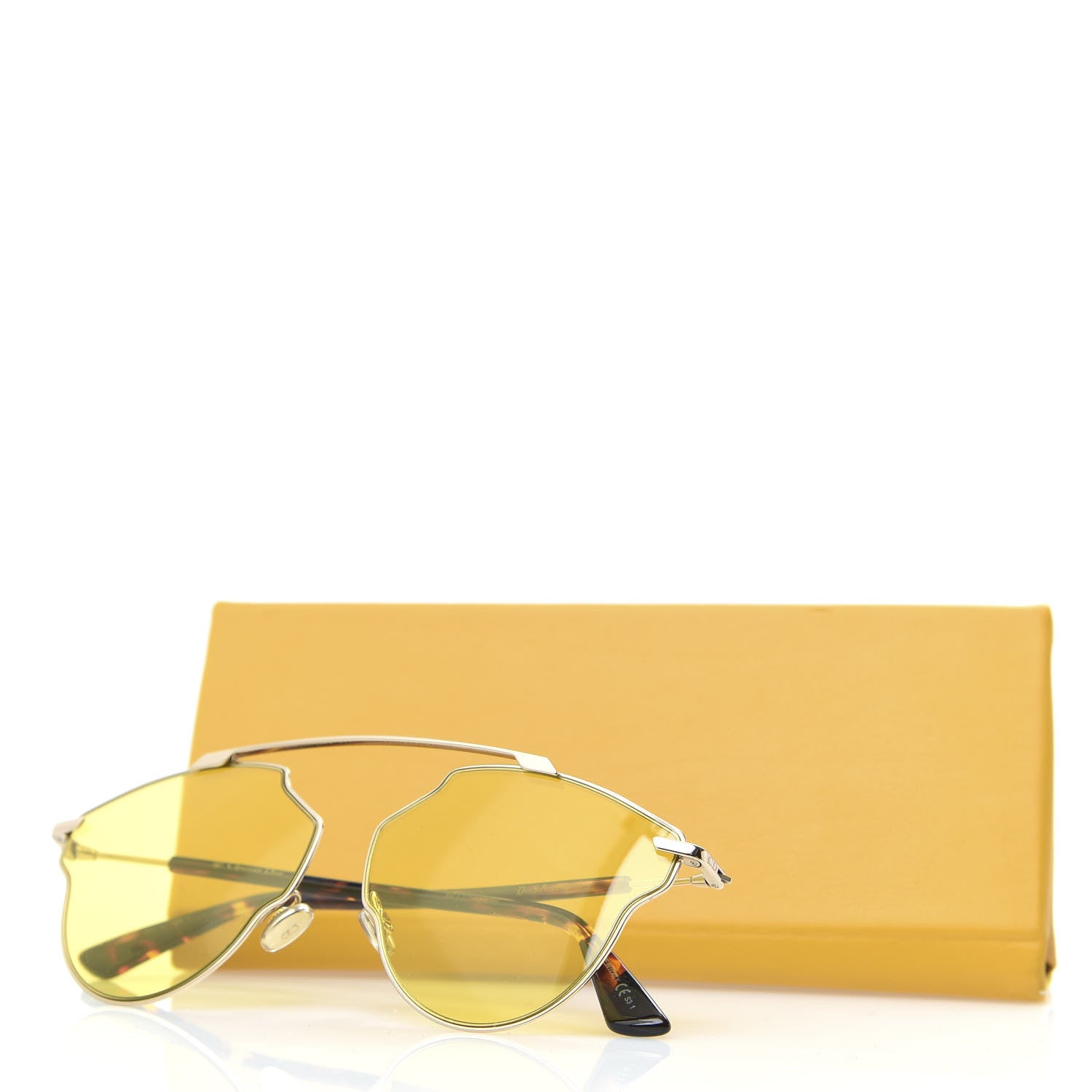 Christian Dior So Real Pop Sunglasses Yellow 8 of 8