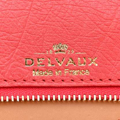 Delvaux Ostrich MM Tempete Satchel Pink 6 of 20