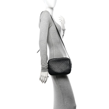 Gucci Microguccissima Mini Bree Messenger Bag Black 2 of 12