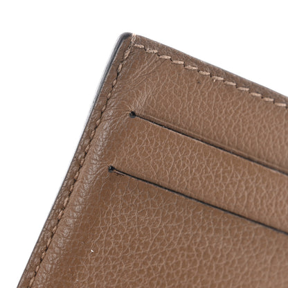 Hermes Evercolor Citizen Twill Card Case Etoupe 11 of 11