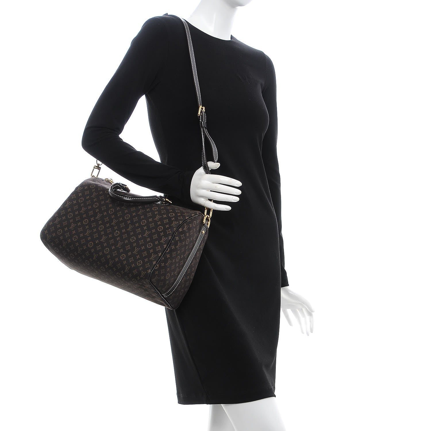 Louis Vuitton Monogram Idylle Speedy Bandouliere 30 Fusain 2 of 12