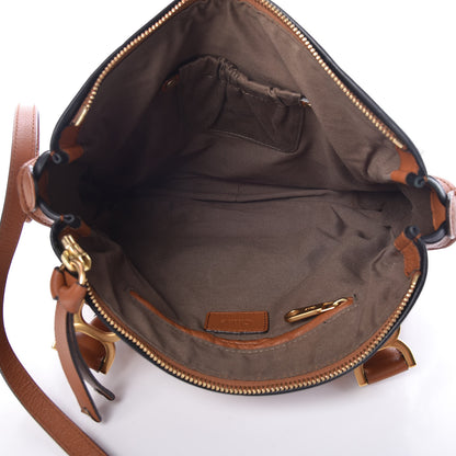 Chloe Calfskin Braided Medium Marcie Satchel Whiskey 5 of 10
