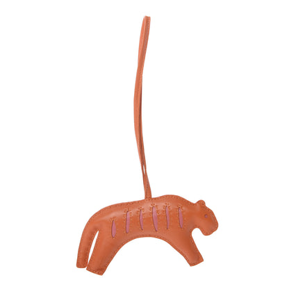 Hermes Milo Lambskin Rooroo Bag Charm Feu Rose Azalee 1 of 4