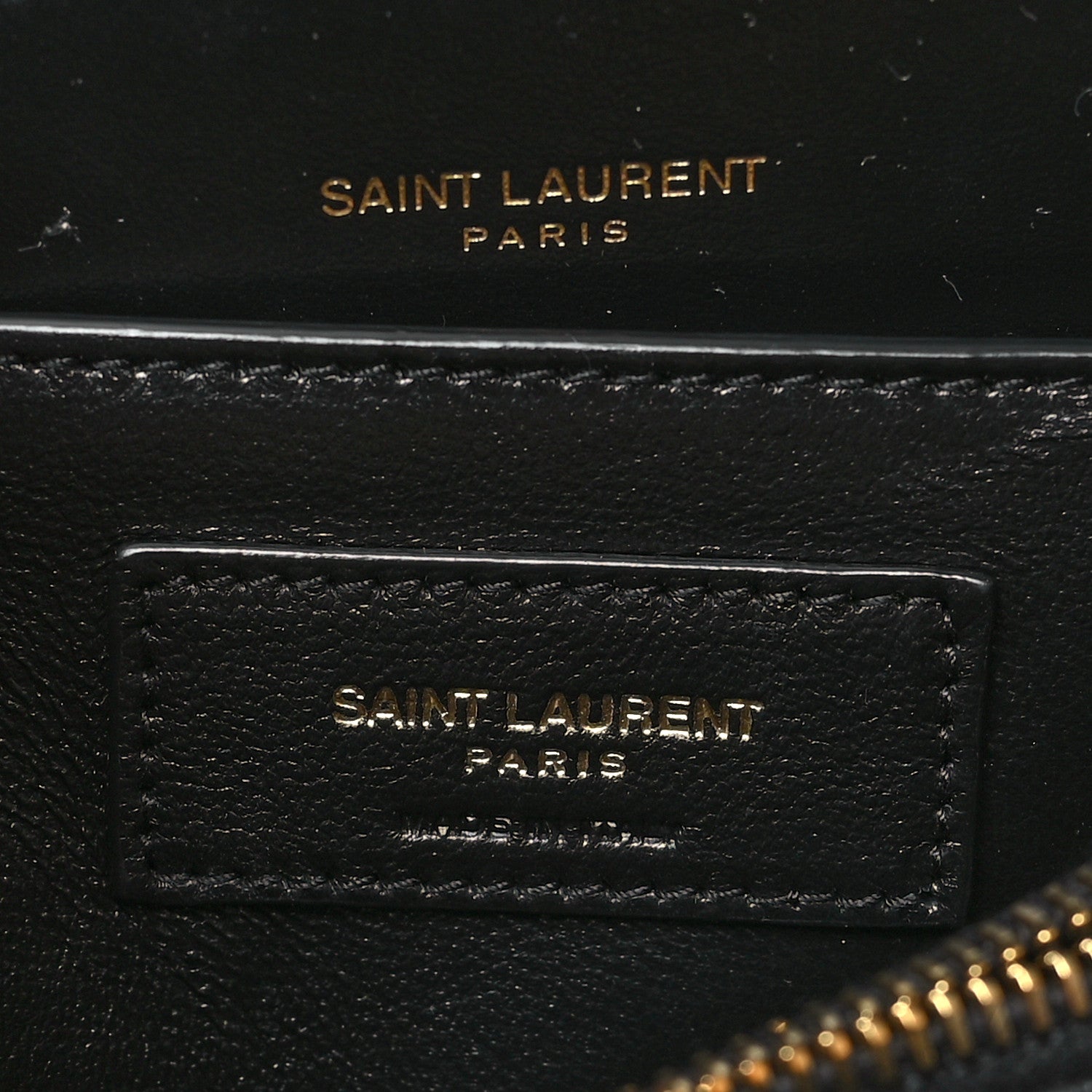 Saint Laurent Calfskin Y Quilted Monogram Small Loulou Chain Satchel Black 6 of 11