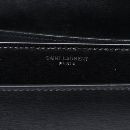 Saint Laurent Calfskin Medium Monogram Sunset Black 8 of 14