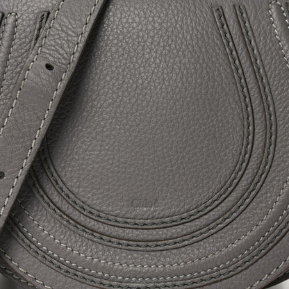 Chloe Calfskin Mini Marcie Round Crossbody Bag Cashmere Grey 9 of 16