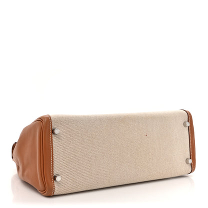 Hermes Toile Swift Kelly Retourne 32 Gold 4 of 18