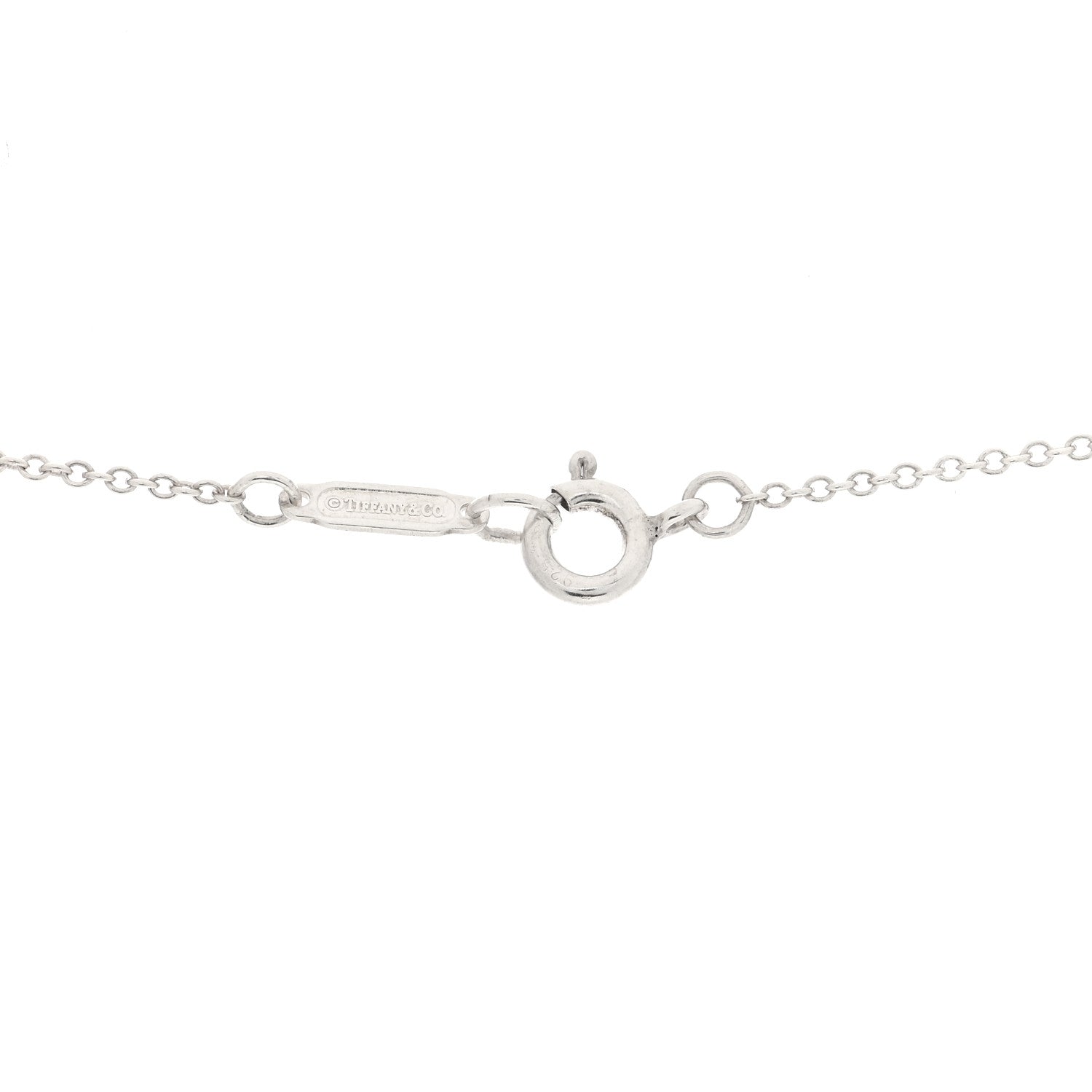 Tiffany Sterling Silver Large Bow Pendant Necklace 3 of 4