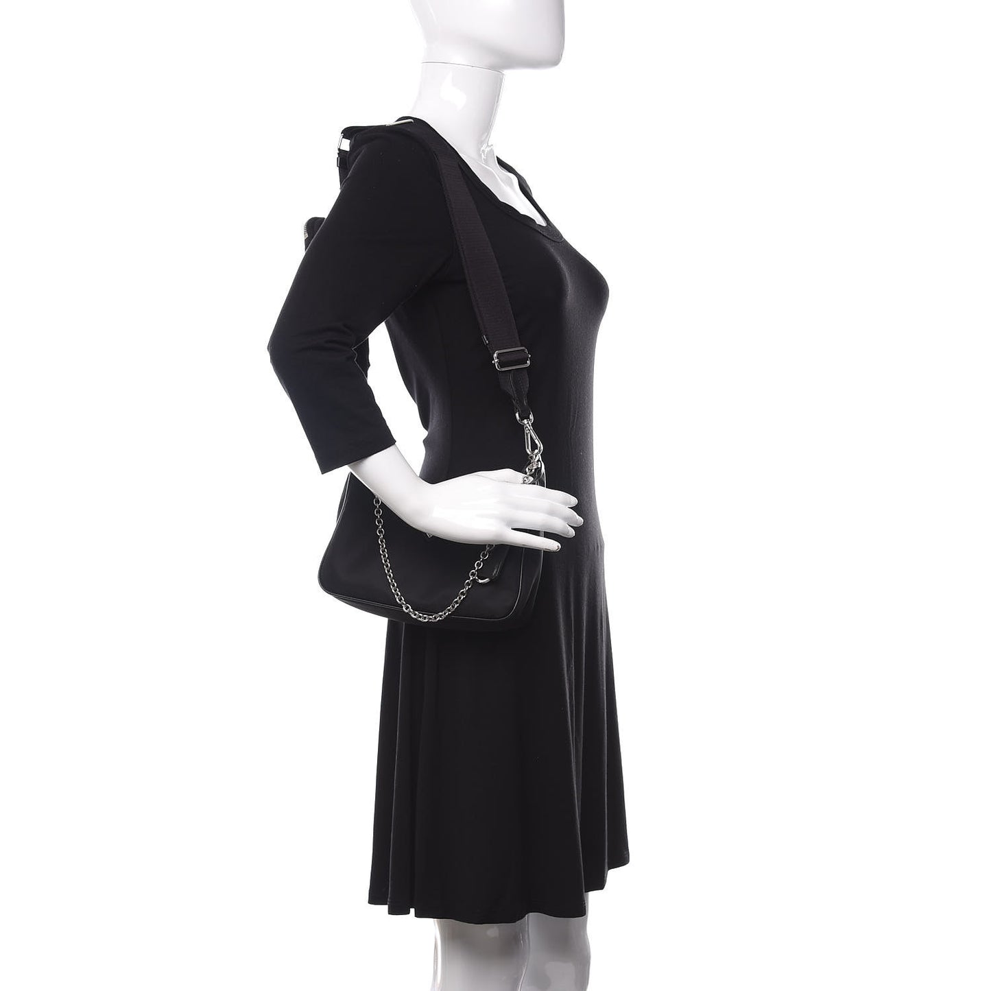 Nylon Re-Edition 2005 Shoulder Bag Black