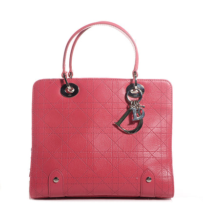 Christian Dior Calfskin Cannage Tote Pink 1 of 8