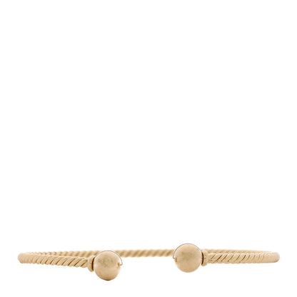 David Yurman 18K Yellow Gold 2.6mm Solari Cablespira Bracelet 2 of 3