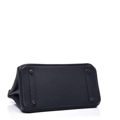 Hermes Togo Birkin 30 Bleu Nuit 4 of 36