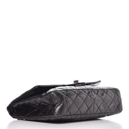 Chanel Metallic Aged Calfskin Quilted 2.55 Reissue 227 Flap Dark Silver 4 of 18