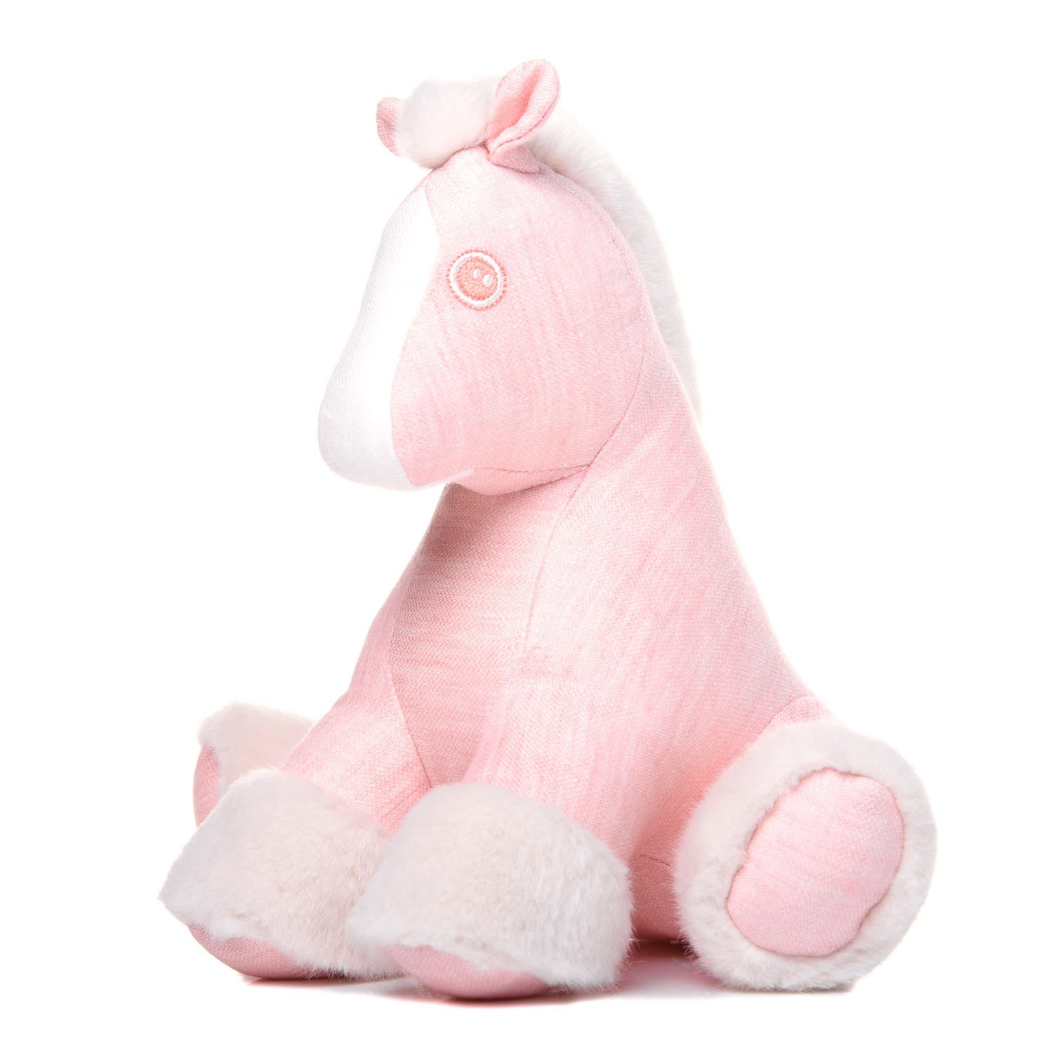 Hermes Linen Baby Hermy Plush Toy Rose Lilas 1 of 8