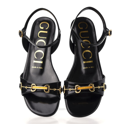 Gucci Patent GG Flat Sandals 35 Black 5 of 12