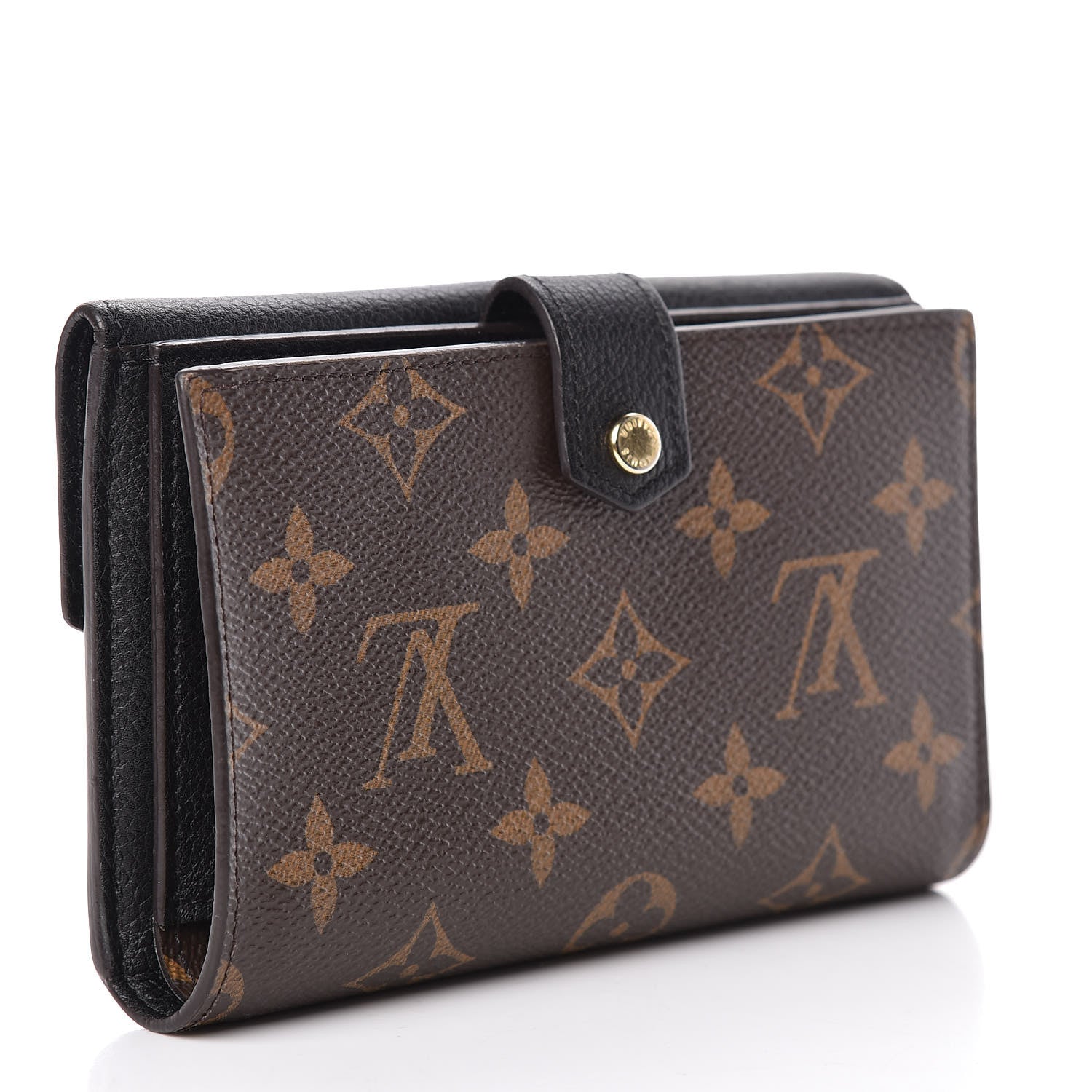 Louis Vuitton Monogram Pallas Compact Wallet Black 3 of 10