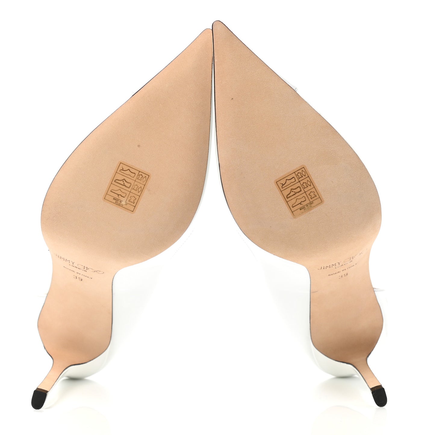 Patent Iridescent Plexi Cass 95 Pumps 39 Optical White
