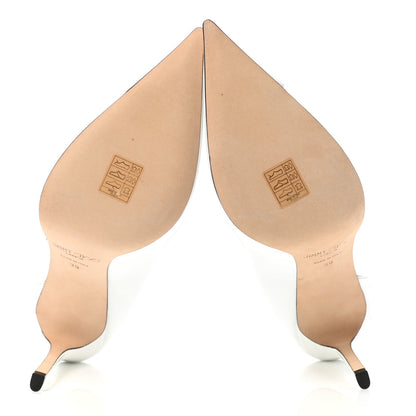 Jimmy Choo Patent Iridescent Plexi Cass 95 Pumps 39 Optical White 5 of 8