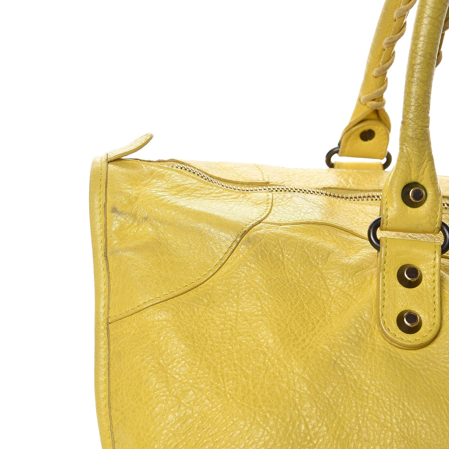 Balenciaga Agneau Classic Hardware Work Curry 20 of 21