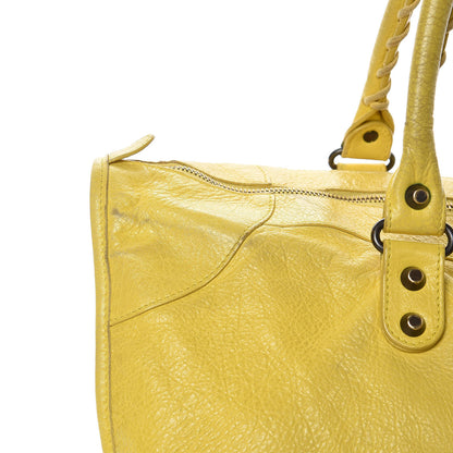 Balenciaga Agneau Classic Hardware Work Curry 20 of 21