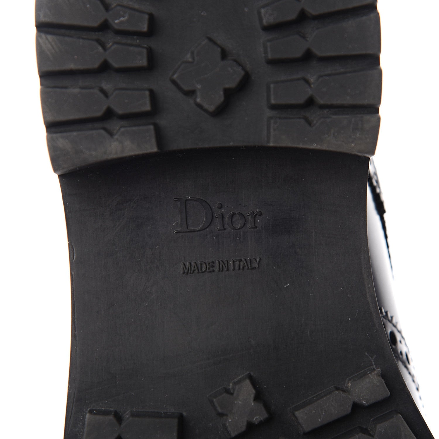 Christian Dior Calfskin D-Order Low Boot 38 Black Red 7 of 10