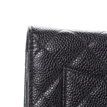 Chanel Caviar Quilted Wallet On Chain WOC Black 10 of 13
