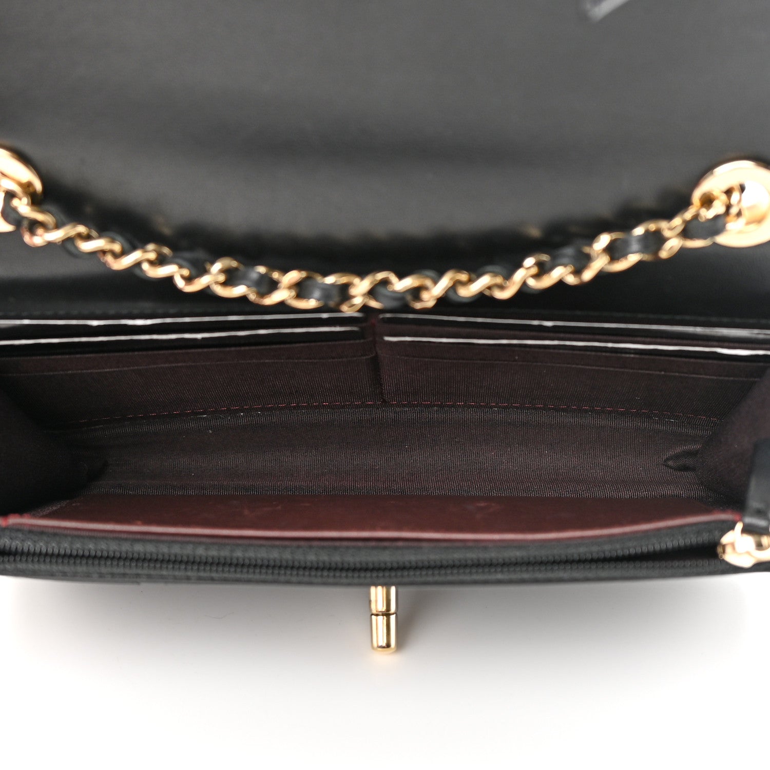 Chanel Lambskin Quilted Trendy CC Wallet On Chain WOC Black 5 of 16