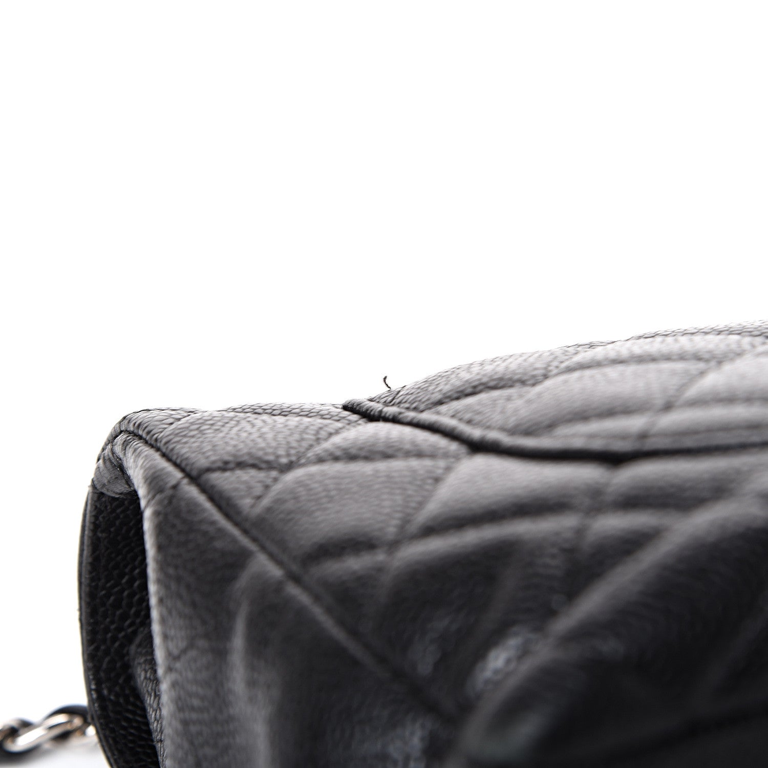 Chanel Caviar Quilted Jumbo Single Flap Black 18 of 21