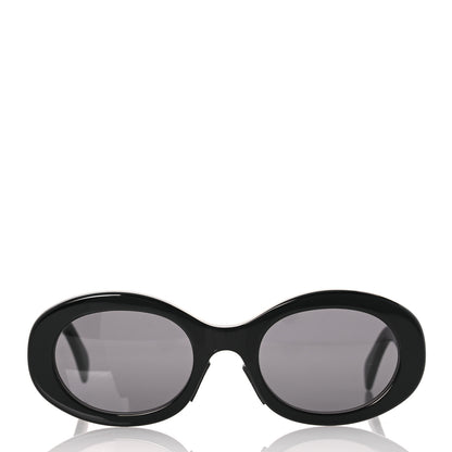 Celine Acetate Triomphe 01 Sunglasses CL 40194U Black 2 of 7