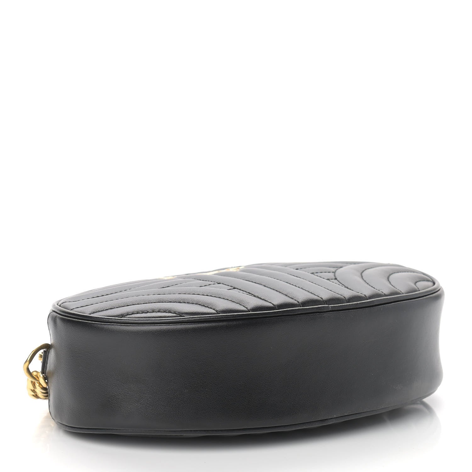Prada Soft Calfskin Impunture Diagramme Oval Crossbody Bag Black 4 of 9