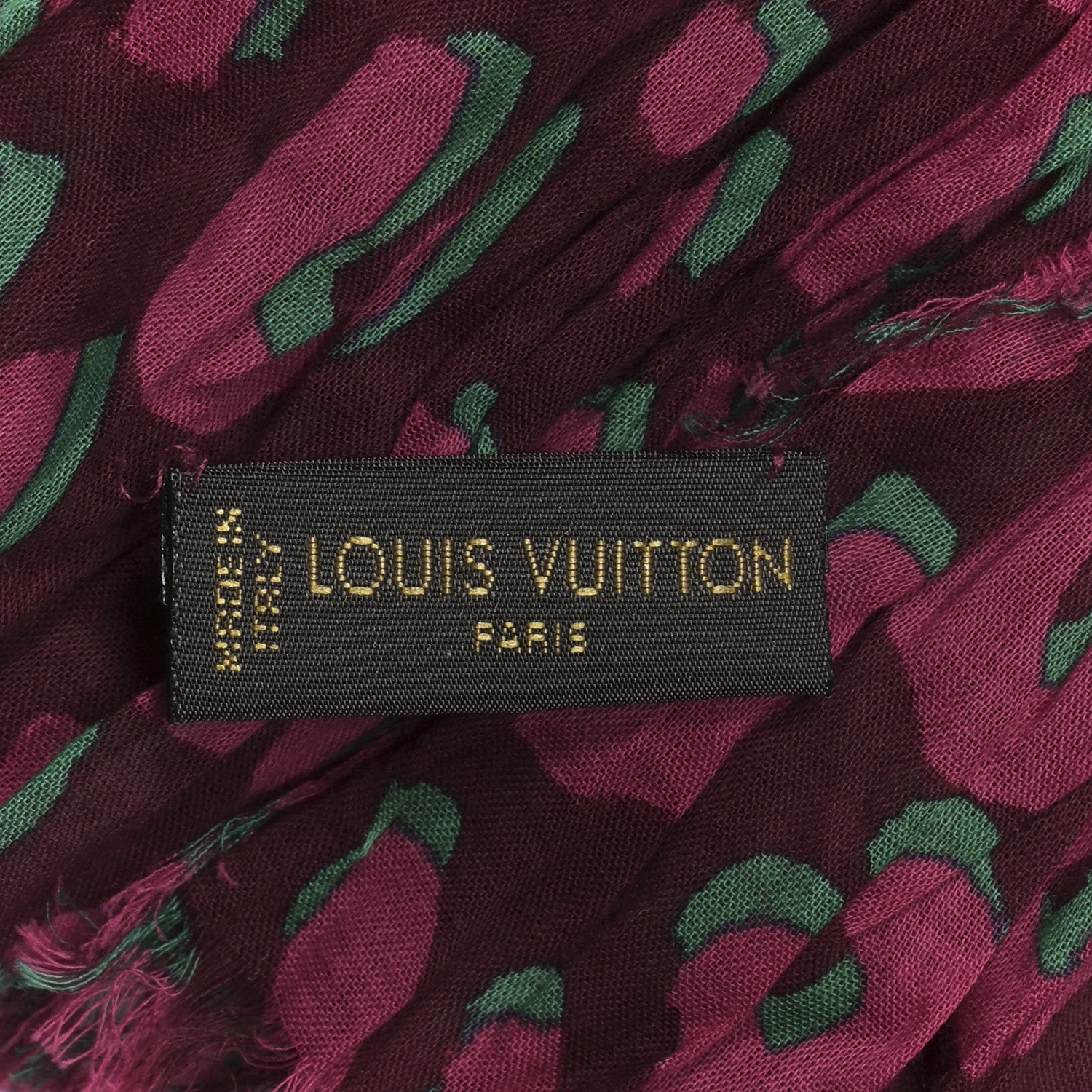 Louis Vuitton Cotton Leopard Stole 3 of 4